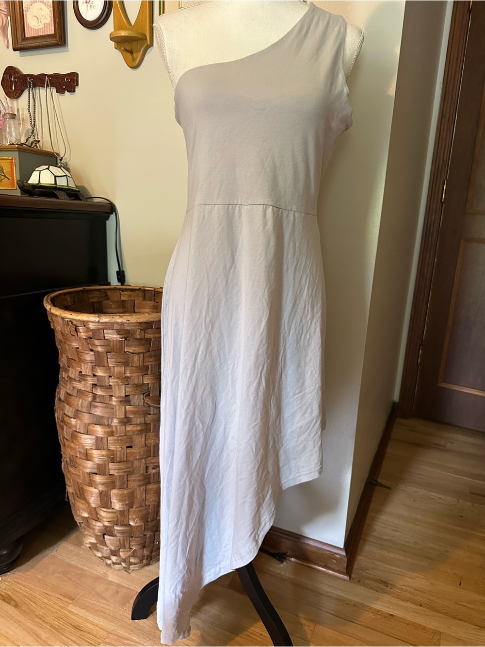 Synergy organic cotton midi asymmetrical dress Size XL